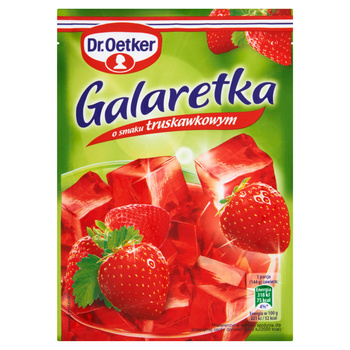 Dr. Oetker Galaretka o smaku truskawkowym 77 g