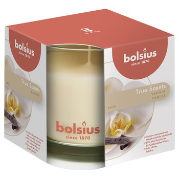 Świeca zapachowa w szkle 95/95 True Scents Wanilia