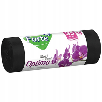 Forte+ Worki na śmieci Optima 35L 15 szt. LDPE