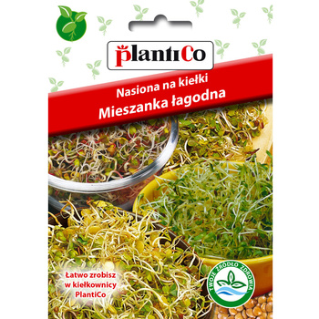 Nasiona na kiełki - Mieszanka łagodna PlantiCo