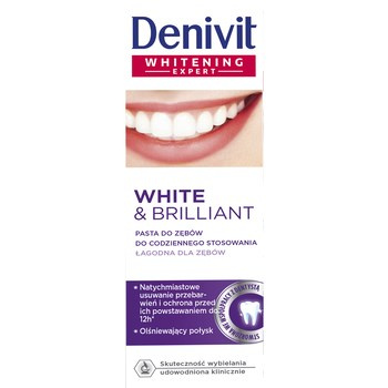 Denivit White & Brilliant Pasta do zębów do codziennego stosowania 50ml