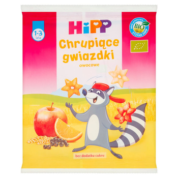 HiPP BIO Chrupiące gwiazdki owocowe dla małych dzieci 1-3 lata 30 g