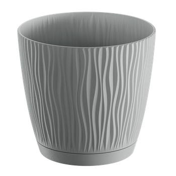 Doniczka Prosperplast Sandy P DSY190P śr 19 cm szary kamienny