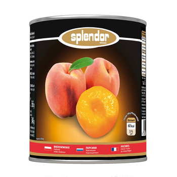 Brzoskwinia połówki  Splendor 850ml