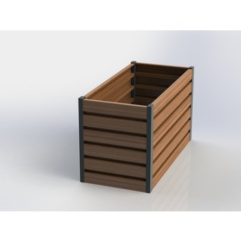 Modułowa doniczka Garden Steel