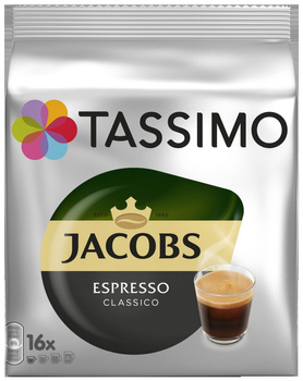 Tassimo Jacobs Espresso Classico Kawa mielona 118,4 g (16 kapsułek)