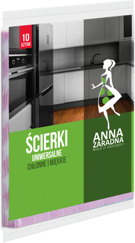 Anna Zaradna Ścierki uniwersalne 10 szt