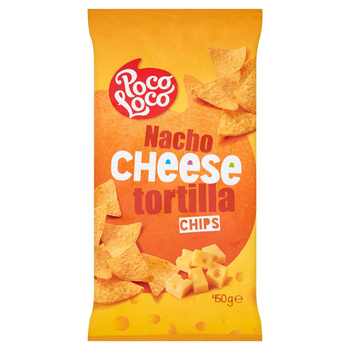 Poco Loco Chipsy kukurydziane o smaku sera 450g