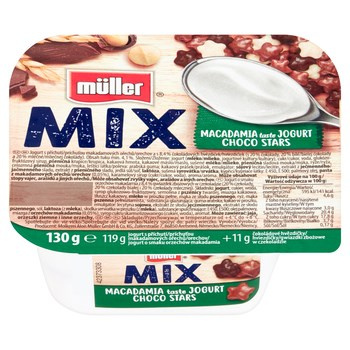 MUL.JOGURT MIX CHOCO STARS130G