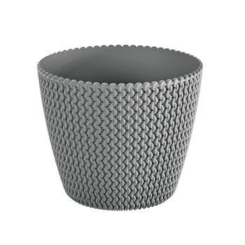 Doniczka Prosperplast  Splofy śr. 16 cm  szary kamienny
