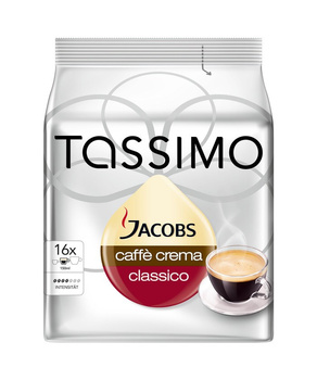 Tassimo Jacobs Caffè Crema Classico Kawa mielona 112 g (16 kapsułek)