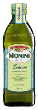 Monini Delicato Oliwa z oliwek najwyższej jakości z pierwszego tłoczenia 500 ml