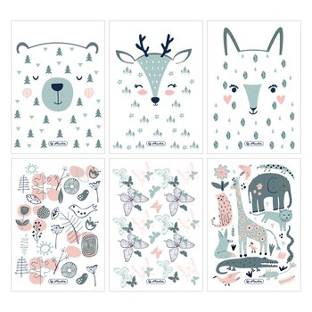 Zeszyt Herlitz A5 16 linia podwójna Scandy