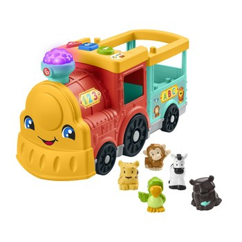 Fisher-Price Little People Edukacyjny pociąg ze zwierzątkami