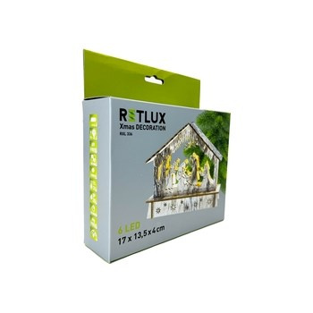 Dekoracja świąteczna - szopka 6 LED -RXL336