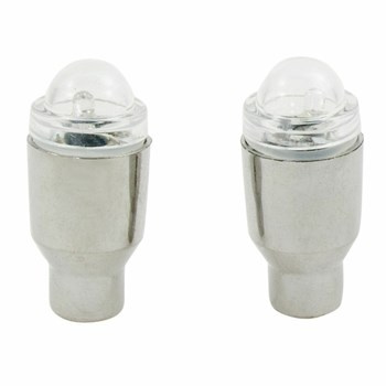 Nakładki Led Na Wentyle Rowerowe 2Szt Double-V, Z Bateriami