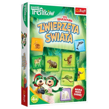 Trefl Gra - Zwierzęta świata - Rodzina Treflików