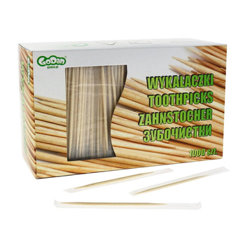 Wykałaczki pakowane indywidualnie  / 1000 sztgODAN