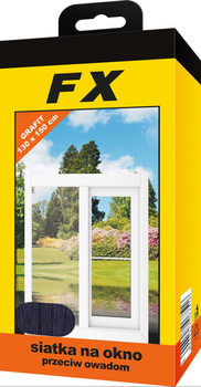 Fx siatka na okno 130x150 grafitowa