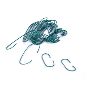 Haczyki metalowe zielone