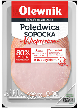 Polędwica sopocka plastry 90g Olewnik