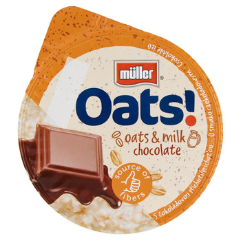 Müller Oats! Owsianka z mlekiem o smaku czekoladowym 160 g