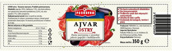 Podravka Ajvar ostry 350 g