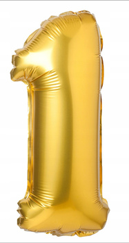 Balon foliowy cyferka XXL - nr 0