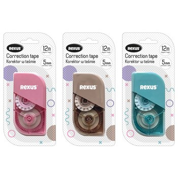 Korektor w taśmie 5mm x 12m REXUS