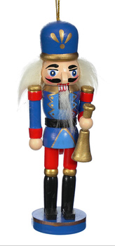 JUMI Zestaw 6 szt Dziadków do orzechów, 13,5 cm figurka, miks kolorów, do powieszenia