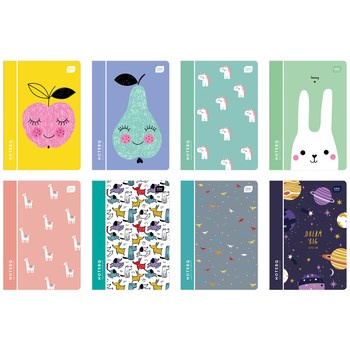 Zeszyt A5 16 kartek kratka PP, INTERDRUK