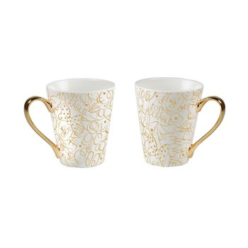 Kubek 320 ml Złoto kropki Minnie DISNEY-AMBITION