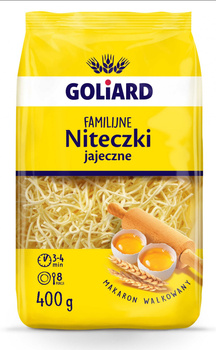 Goliard Makaron familijny niteczki jajeczne 400 g