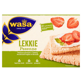 Wasa Lekkie pszenne Pieczywo 140 g
