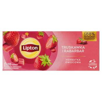 Lipton Fruit Truskawka i Rabarbar 20TB