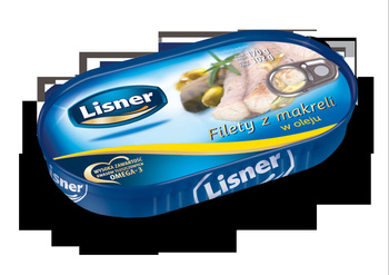Lisner Filety z makreli w oleju 170 g