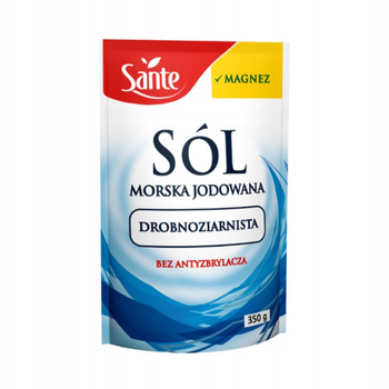 Sante Sól morska jodowana drobnoziarnista 350 g
