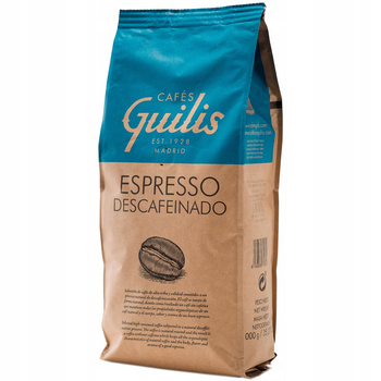 Kawa Cafes Guilis - Espresso descafeinado ziarno 1kg