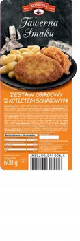 KOTWICA Zestaw obiadowy z kotletem schabowym 600g