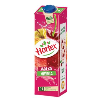Hortex Napój jabłko wiśnia 1 l