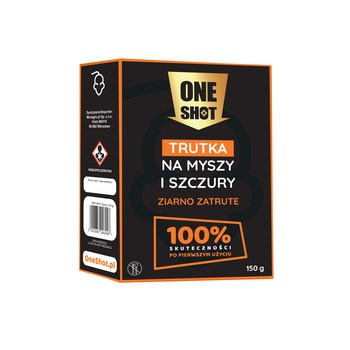 One Shot Trutka na myszy i szczury Ziarno zatrute 150 g