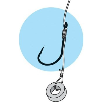 Haczyki Jaxon Method Feeder MFI 10 z przyponem 0,20 8SZT