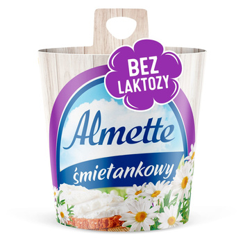 Almette Puszysty serek twarogowy śmietankowy bez laktozy 150 g
