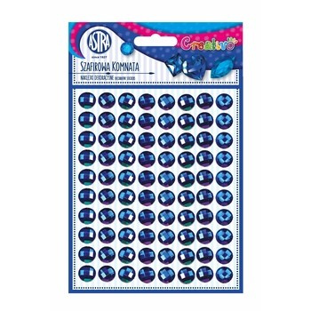 Szafirowa komnata - naklejki dekoracyjne niebieskie