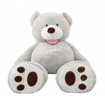 Miś Gustaw Miś pluszowy Amigo 130cm szary
