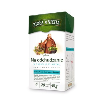 Big-Active Zioła Mnicha Na odchudzanie Herbatka ziołowa 40 g (20 x 2 g)