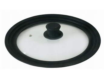 Pokrywa szklana silikonowa uniwersalna 16/18/20 cm