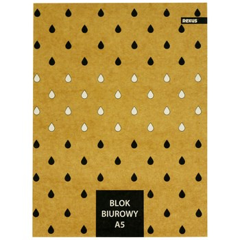 Blok notatnik A4/80k kratka/ Kraft Liner Rexus