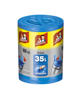 Jan Niezbędny Easy-Pack Worki na śmieci 35 l 100 szt