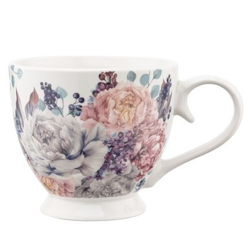 Filiżanka jumbo na stopce 400 ml Liliowy Bez Altom Design